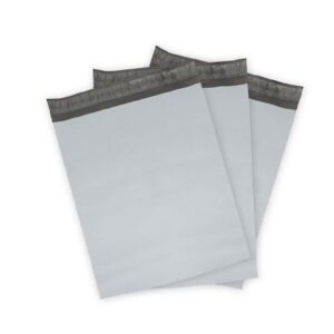 100 Adet 24x30 Gri Siyah Cepsiz Kargo Poşeti