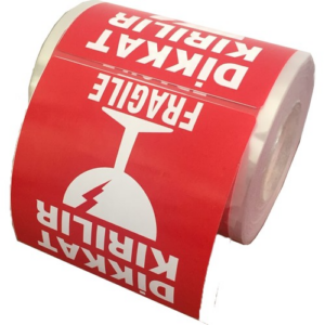 Dikkat Kırılır Etiketi 80x70
